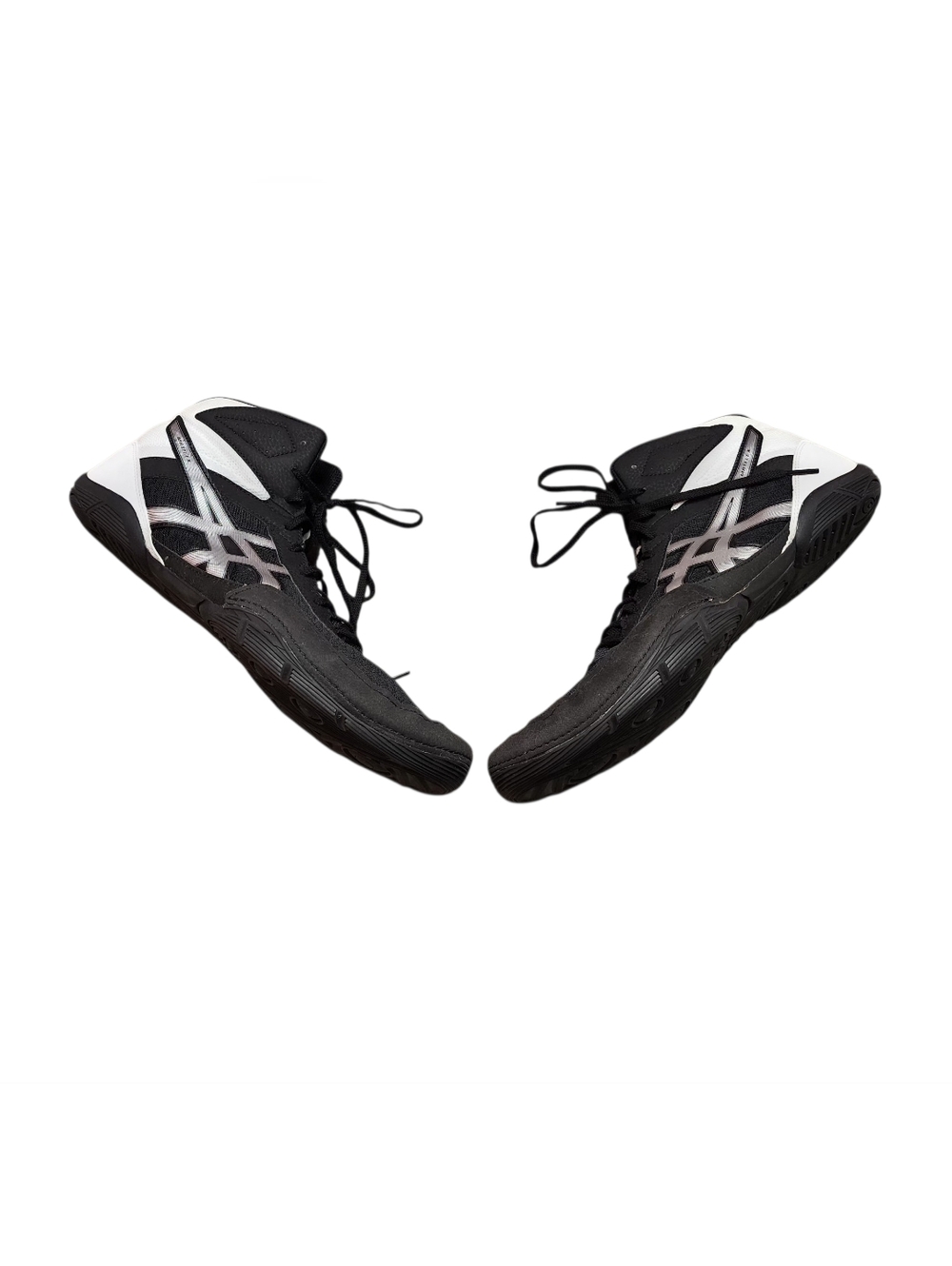 ASICS Matflex 6 Men’s Black and White Wrestling Shoes
